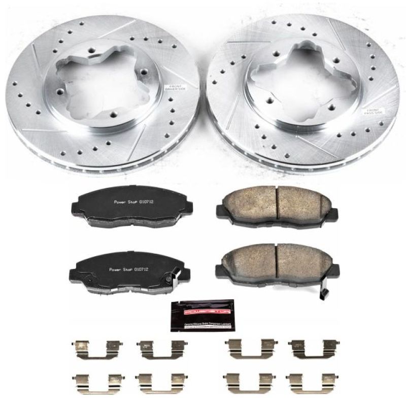 Power Stop 1997 Acura CL Front Z23 Evolution Sport Brake Kit