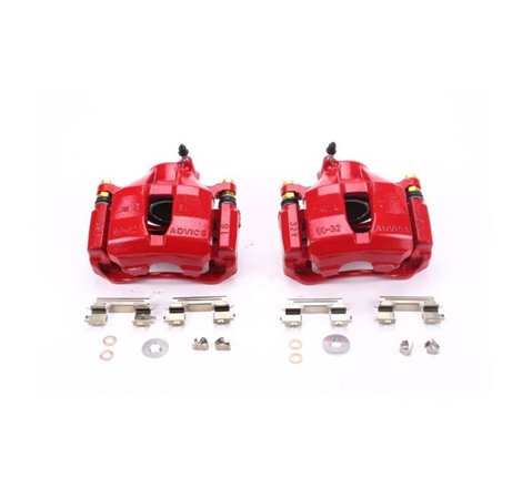 Power Stop 2006 Lexus GS300 Front Red Calipers w/Brackets - Pair