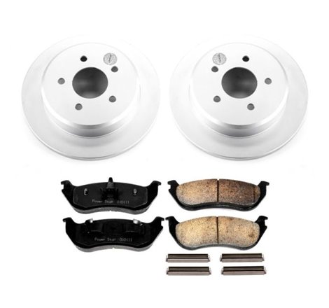 Power Stop 96-02 Ford Crown Victoria Rear Z17 Evolution Geomet Coated Brake Kit