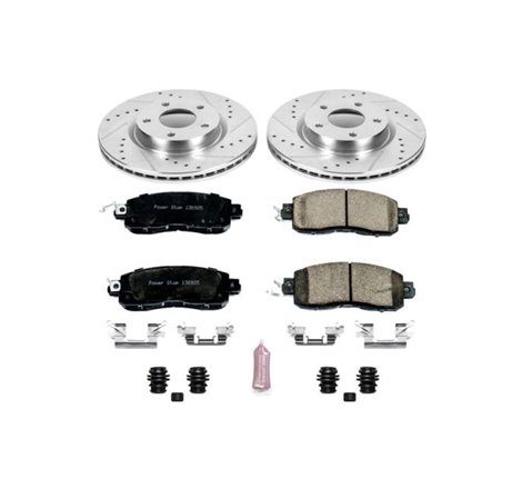 Power Stop 13-18 Nissan Altima Front Z23 Evolution Sport Brake Kit