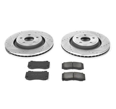 Power Stop 06-10 Jeep Grand Cherokee Front Z23 Evolution Sport Brake Kit