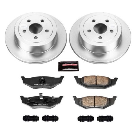 Power Stop 95-00 Chrysler Cirrus Rear Z17 Evolution Geomet Coated Brake Kit