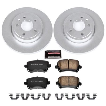 Power Stop 05-09 Audi A4 Rear Z23 Evolution Sport Coated Brake Kit