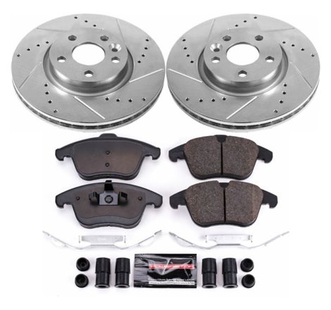 Power Stop 15-18 Volvo S60 Front Z23 Evolution Sport Brake Kit