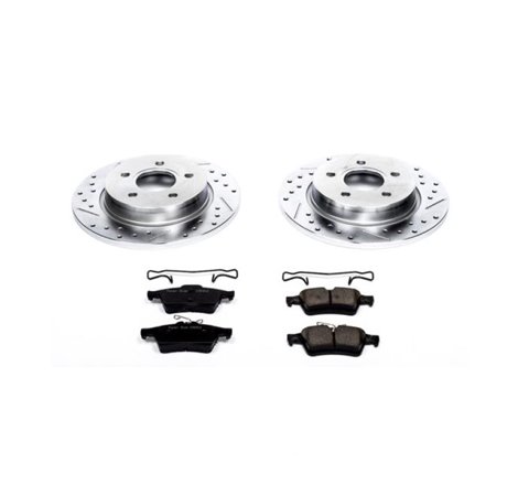 Power Stop 12-18 Ford Focus Rear Z23 Evolution Sport Brake Kit