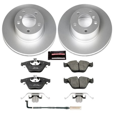 Power Stop 09-10 BMW 328i xDrive Front Z23 Evolution Sport Coated Brake Kit