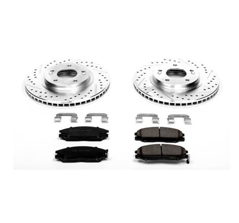 Power Stop 01-06 Hyundai Santa Fe Front Z23 Evolution Sport Brake Kit