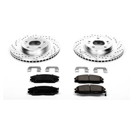 Power Stop 01-06 Hyundai Santa Fe Front Z23 Evolution Sport Brake Kit