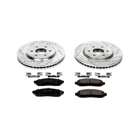 Power Stop 05-18 Nissan Frontier Front Z23 Evolution Sport Brake Kit