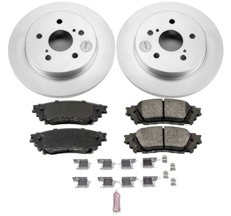 Power Stop 15-17 Lexus NX200t Rear Z17 Evolution Geomet Coated Brake Kit