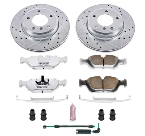 Power Stop 01-05 BMW 325xi Front Z26 Street Warrior Brake Kit