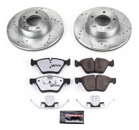 Power Stop 2007 BMW 328i Front Z26 Street Warrior Brake Kit