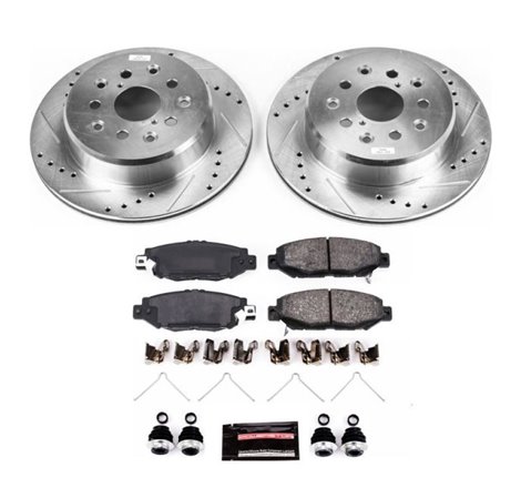 Power Stop 93-97 Lexus GS300 Rear Z23 Evolution Sport Brake Kit