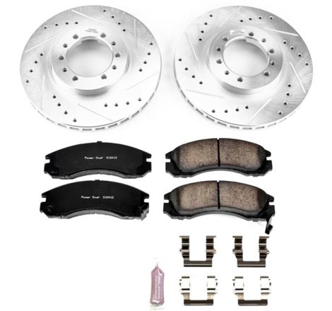 Power Stop 91-96 Mitsubishi Montero Front Z23 Evolution Sport Brake Kit