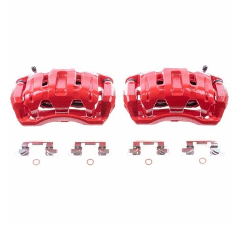 Power Stop 07-12 Acura RDX Front Red Calipers w/Brackets - Pair