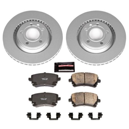 Power Stop 04-09 Audi S4 Rear Z23 Evolution Sport Coated Brake Kit