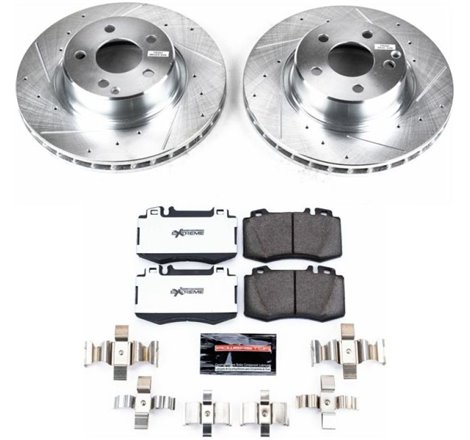 Power Stop 03-06 Mercedes-Benz CL500 Front Z26 Street Warrior Brake Kit