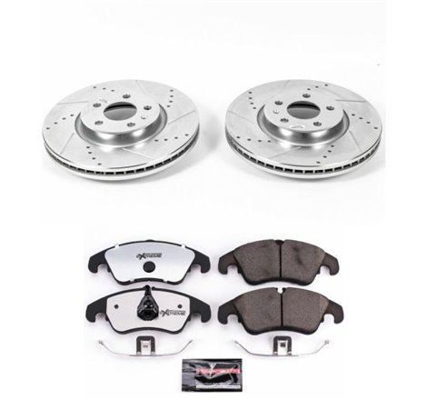 Power Stop 12-16 Audi A4 Front Z26 Street Warrior Brake Kit