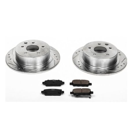 Power Stop 02-06 Nissan Altima Rear Z23 Evolution Sport Brake Kit