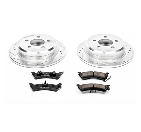 Power Stop 93-98 Jeep Grand Cherokee Rear Z23 Evolution Sport Brake Kit