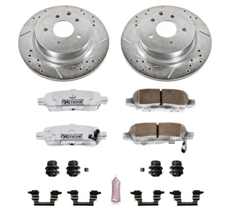 Power Stop 08-12 Infiniti EX35 Rear Z26 Street Warrior Brake Kit