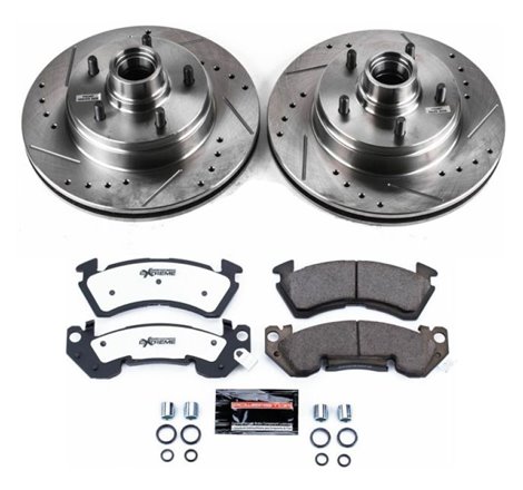 Power Stop 91-93 Chevrolet Caprice Front Z26 Street Warrior Brake Kit