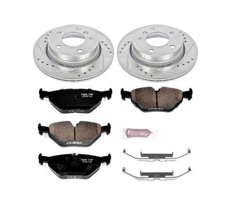 Power Stop 98-99 BMW 323i Rear Z23 Evolution Sport Brake Kit