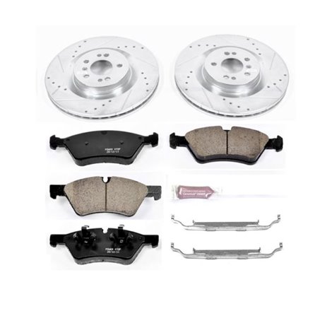 Power Stop 05-06 Mercedes-Benz G55 AMG Front Z23 Evolution Sport Brake Kit