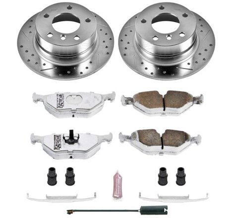 Power Stop 95-99 BMW 318ti Rear Z26 Street Warrior Brake Kit