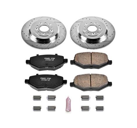 Power Stop 11-15 Ford Edge Rear Z23 Evolution Sport Brake Kit