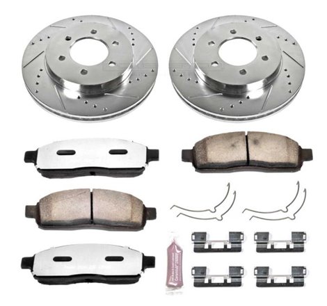 Power Stop 04-08 Ford F-150 Front Z36 Truck & Tow Brake Kit