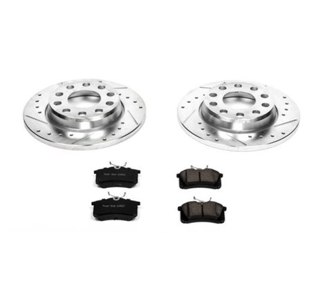 Power Stop 02-05 Audi A4 Rear Z23 Evolution Sport Brake Kit