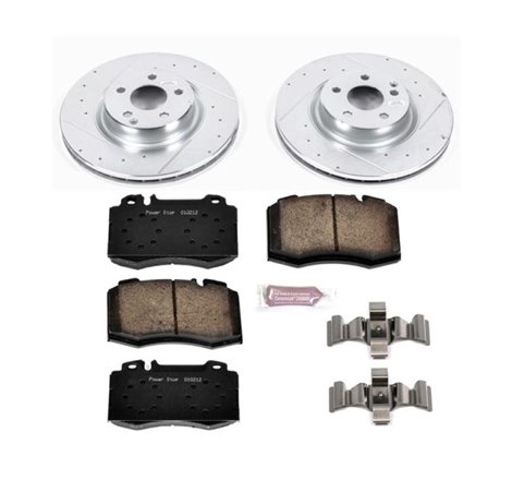 Power Stop 07-09 Mercedes-Benz E550 Front Z23 Evolution Sport Brake Kit