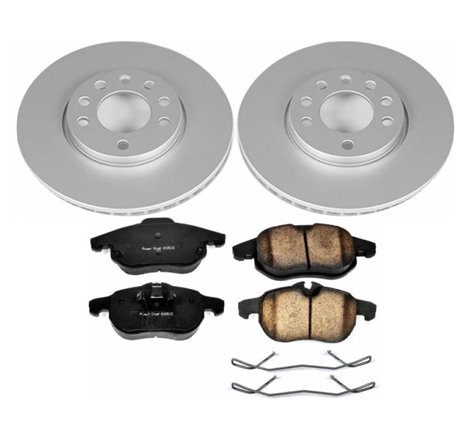 Power Stop 03-11 Saab 9-3 Front Z23 Evolution Sport Coated Brake Kit