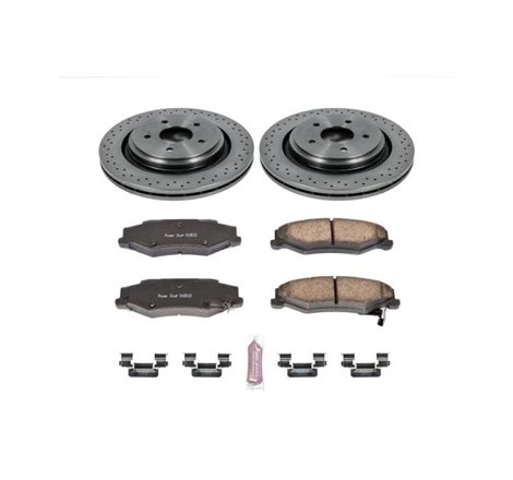 Power Stop 06-09 Cadillac XLR Rear Autospecialty Brake Kit