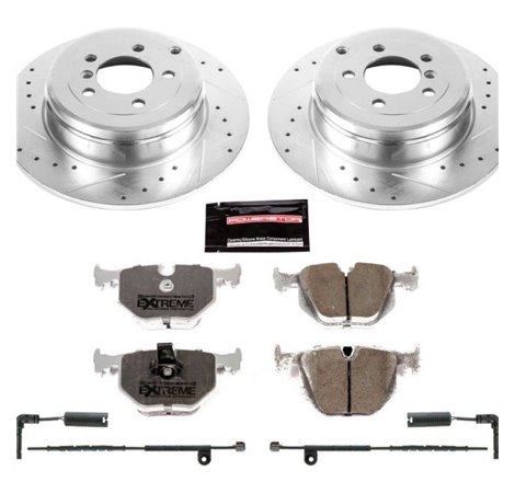 Power Stop 03-05 Land Rover Range Rover Rear Z26 Street Warrior Brake Kit