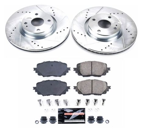 Power Stop 17-19 Fiat 124 Spider Front Z23 Evolution Sport Brake Kit