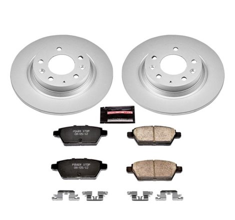 Power Stop 06-12 Ford Fusion Rear Z17 Evolution Geomet Coated Brake Kit