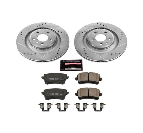 Power Stop 10-11 Audi S4 Rear Z23 Evolution Sport Brake Kit