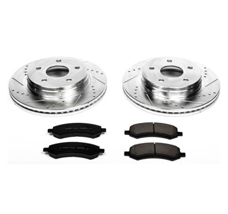 Power Stop 07-09 Chrysler Aspen Front Z23 Evolution Sport Brake Kit