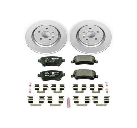 Power Stop 11-18 Volvo S60 Rear Euro-Stop Brake Kit