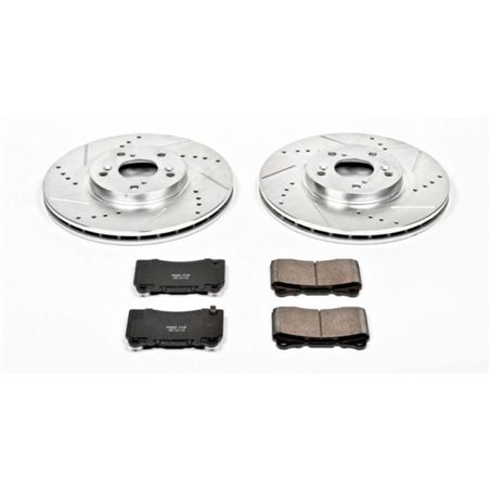 Power Stop 04-08 Acura TL Front Z23 Evolution Sport Brake Kit