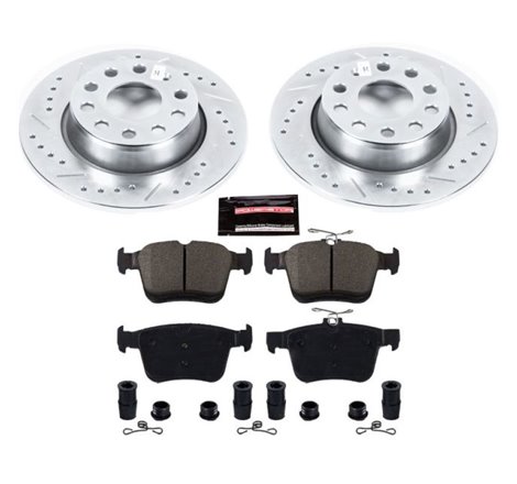 Power Stop 15-18 Audi A3 Rear Z23 Evolution Sport Brake Kit