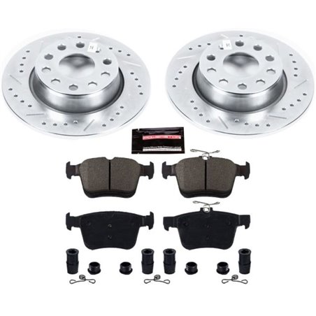 Power Stop 15-18 Audi A3 Rear Z23 Evolution Sport Brake Kit