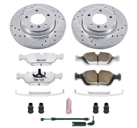 Power Stop 2000 BMW 323i Front Z26 Street Warrior Brake Kit