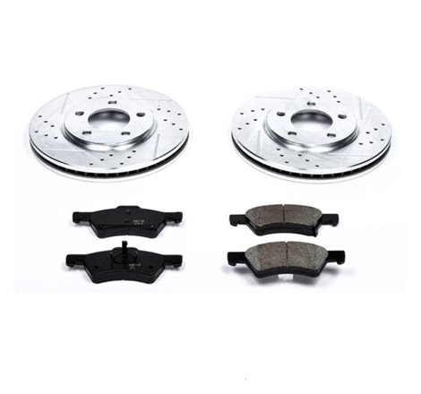 Power Stop 01-07 Chrysler Town & Country Front Z23 Evolution Sport Brake Kit