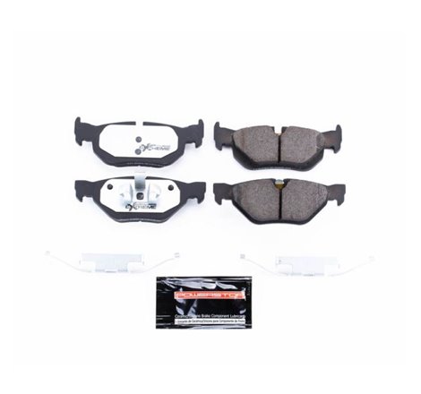 Power Stop 07-09 BMW 323i Rear Z26 Extreme Street Brake Pads w/Hardware