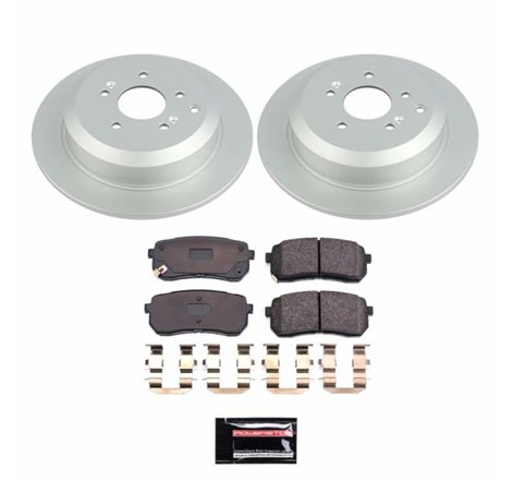 Power Stop 07-12 Hyundai Veracruz Rear Z17 Evolution Geomet Coated Brake Kit