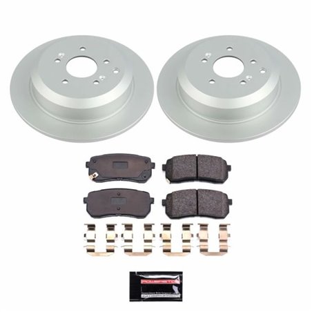 Power Stop 07-12 Hyundai Veracruz Rear Z17 Evolution Geomet Coated Brake Kit