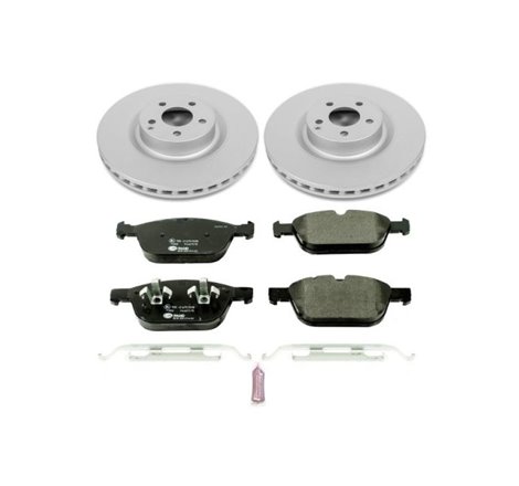 Power Stop 10-15 Volvo XC60 Front Euro-Stop Brake Kit